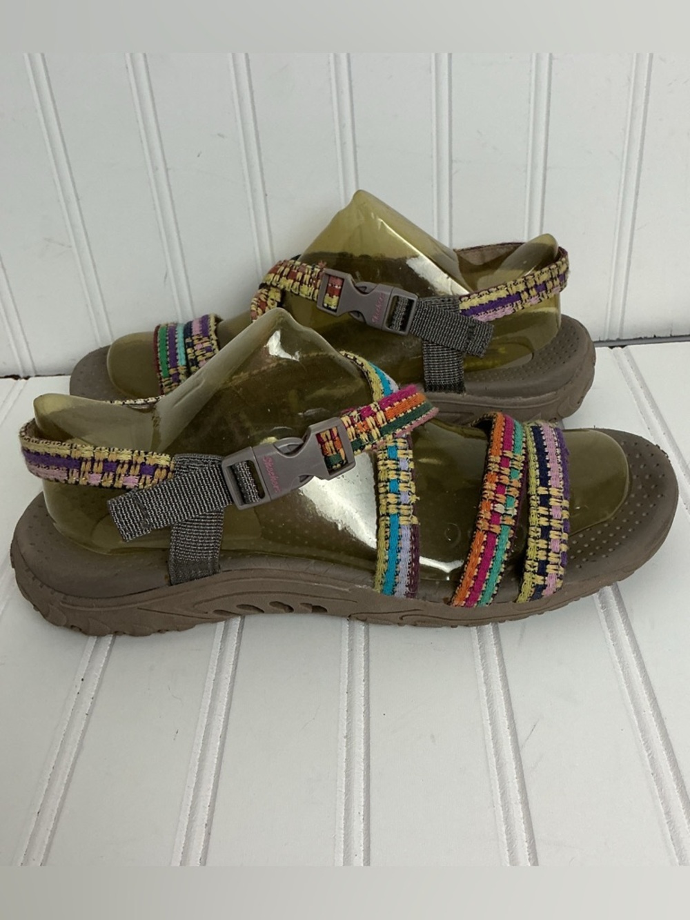 Skechers Outdoor Lifestyle Womens Size 9 Reggae Sew Me Strappy Comfort Sandals